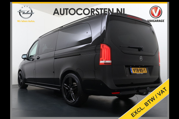 Mercedes-Benz V-Klasse 300d 4-MATIC Extra Lang Dubbele Cabine 5-Persoons 2X Elek.Schuifdeur Trekhaak Apple Carplay Android Auto Navi* Camera Cruise Con Stoelverwarming Lmv 20" Privacy Glas Led Isofix DAB Elek.Achterklep 2.000KG Trekgewicht