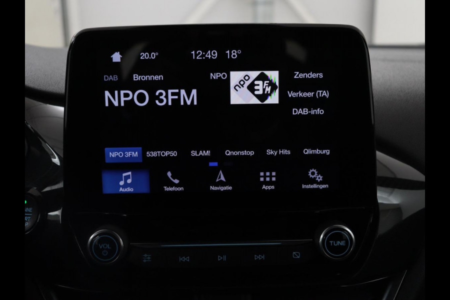 Ford Fiesta 1.0 EcoBoost ST-Line | 1e eigenaar | Carplay | Navigatie | B&O Sound | Parkeerhulp | Climate control | Bluetooth | Cruise control | 17'' velgen | Sportstoelen | Keyless start | 86.500km NAP