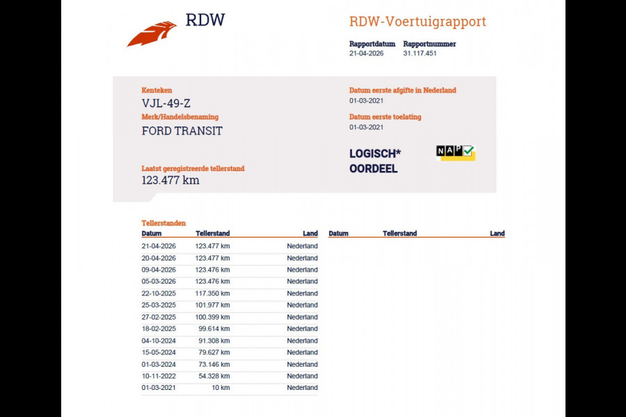 Ford Transit 310 2.0TDCI 130PK L2H2 3-Persoons Navi* Camera Apple Carplay Android Auto Cruise Control Lane Assist Pdc Trend Stoelverwarming Elek.Stoel Wifi DAB Betonplex Vloer Wandbetimmering Schuifdeur 1e Eigenaar Euro 6