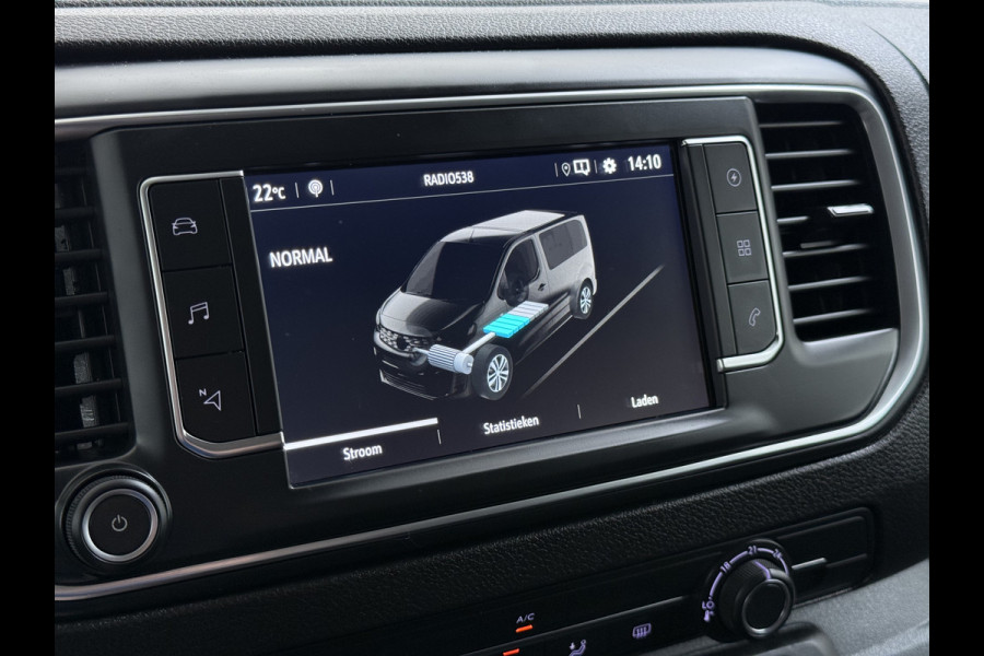 Opel Vivaro-e L2H1 Edition 75kWh Automaat Navi 360°Camera Airco Apple Carplay Android Auto Cruise Control Regen-Lichtsensor Pdc SOH 89,6% Achterklep Schuifdeur Wandbetimmering DAB 1e Eigenaar Dealeronderhouden Origineel Nederlandse Auto
