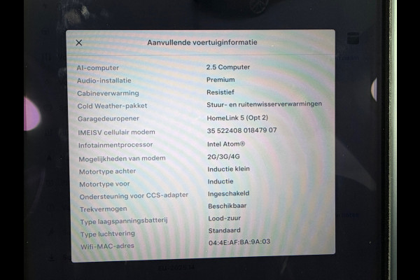 Tesla Model X 75D Base SOH 89.7%