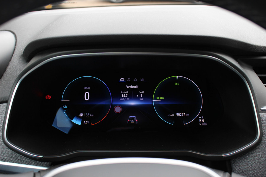 Renault ZOE R135 Intens 52 kWh / SoH 89,5% / Snelladen / Camera / CarPlay / Warmtepomp / Keyless / 16'' / Half leder / Dodehoek / Stuur+Stoelverwarming / DAB / Cruise Control