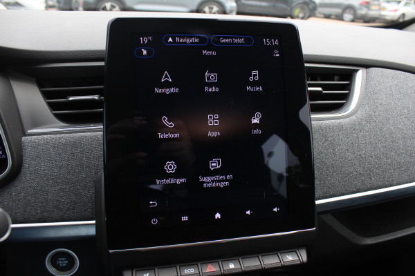 Renault ZOE R135 Intens 52 kWh / SoH 89,5% / Snelladen / Camera / CarPlay / Warmtepomp / Keyless / 16'' / Half leder / Dodehoek / Stuur+Stoelverwarming / DAB / Cruise Control