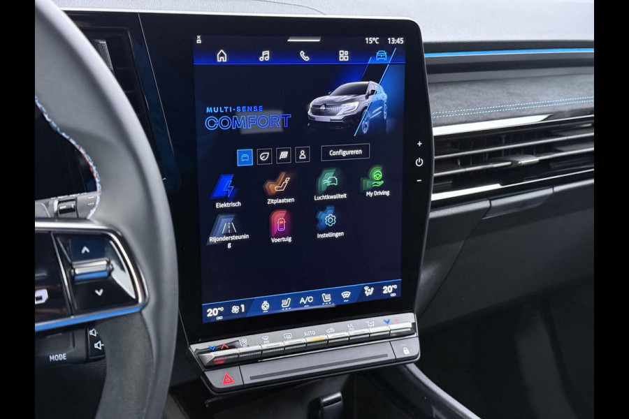 Renault Espace E-Tech full hybrid 200 esprit Alpine 7pl VAN: 41.900,- VOOR: 36.877,- UW WKVOORDEEL: 5.023,- | 7 PERSOONS | 20 INCH | ADAPTIEVE CRUISE CONTROL | FABRIEKSGARANTIE T/M 07-2027 | STOEL- & STUURVERWARMING | BTW VERREKENBAAR