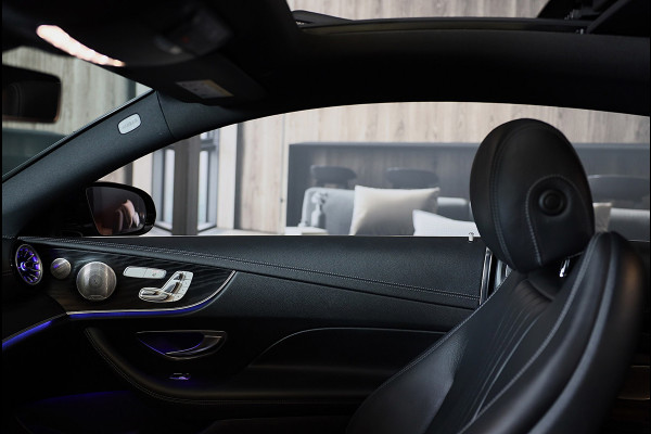 Mercedes-Benz E-Klasse Coupé 200 AMG Line / Aut / Leder / Burmester / Memory / Elek Stoelen / Dig Cockpit / Open Pano / 21 Inch