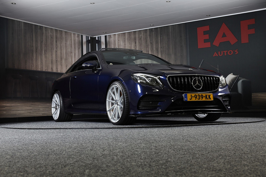 Mercedes-Benz E-Klasse Coupé 200 AMG Line / Aut / Leder / Burmester / Memory / Elek Stoelen / Dig Cockpit / Open Pano / 21 Inch