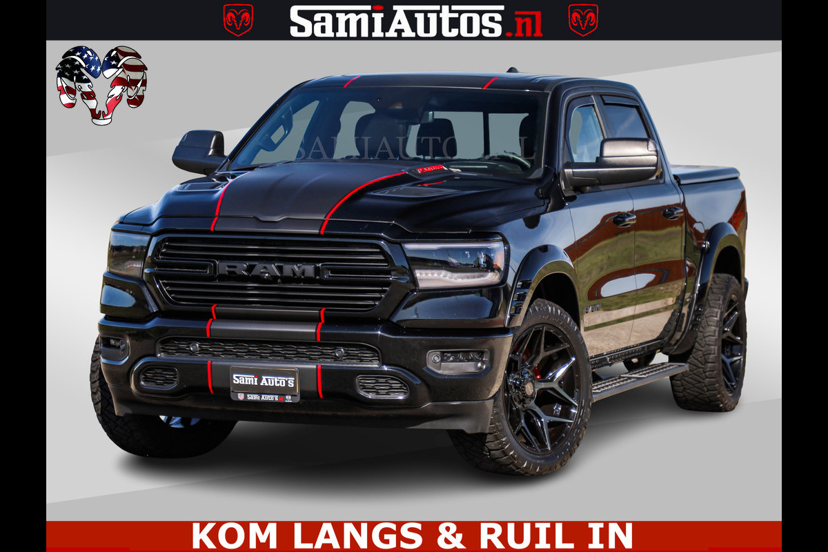 Dodge Ram GT HULK | 5.7 V8 HEMI | VIRTUAL COCKPIT | HEAD-UP | ADAPTIVE CRUISE | 360 CAMERA | TRX PACK | Comfortabele Dubbele Cabine met Royale 5 Zitplaatsen | BPM vrij | De specialist in Amerikaanse pick‑ups in Nederland en Europa.
