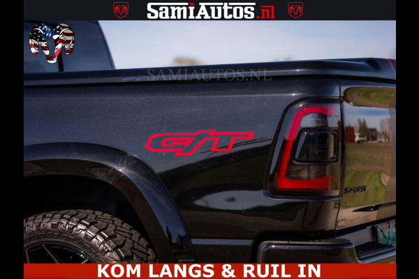 Dodge Ram GT HULK | 5.7 V8 HEMI | VIRTUAL COCKPIT | HEAD-UP | ADAPTIVE CRUISE | 360 CAMERA | TRX PACK | Comfortabele Dubbele Cabine met Royale 5 Zitplaatsen | BPM vrij | De specialist in Amerikaanse pick‑ups in Nederland en Europa.