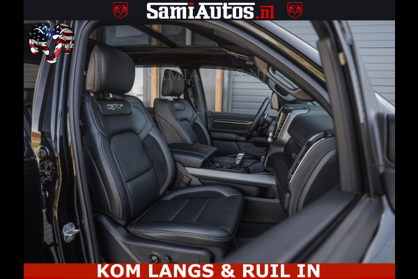 Dodge Ram GT HULK | 5.7 V8 HEMI | VIRTUAL COCKPIT | HEAD-UP | ADAPTIVE CRUISE | 360 CAMERA | TRX PACK | Comfortabele Dubbele Cabine met Royale 5 Zitplaatsen | BPM vrij | De specialist in Amerikaanse pick‑ups in Nederland en Europa.