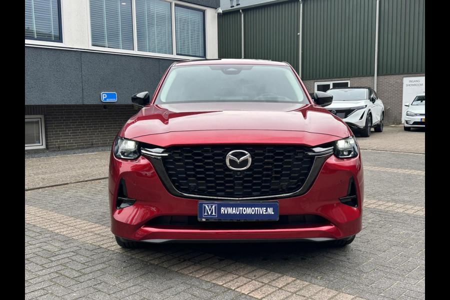 Mazda CX-60 2.5 e-SkyActiv PHEV Homura VAN: 39.900,- VOOR: 37.440,- UW WKVOORDEEL: 2.460,- | Bomvol! | PANO | STOELVERWARMING + VERKOELING | ACHTERBANK VERWARMING | STUURWIEL VERWAMRD | MEM SEATS | ADAP. CRUISE | 12 MND BOVAG GARANTIE |