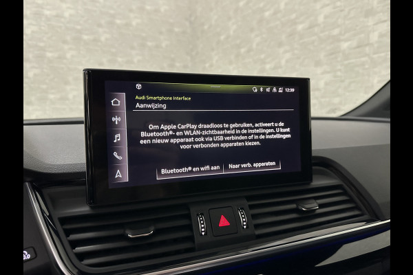 Audi Q5 Sportback 300pk TFSI e S-Line Competition | #RS-Leder | Luchtvering | 360 Camera | Panorama | B&O | ACC | SQ5 Diffuser | Sfeerverlichting | Trekhaak | Stoelverwarming V+A | LED-Matrix | Keyless-Entry | Memory | Zonwering | Standkachel | Stuurverwarming | 21 inch | Black-Optic | Carplay |