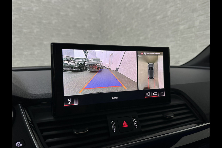 Audi Q5 Sportback 300pk TFSI e S-Line Competition | #RS-Leder | Luchtvering | 360 Camera | Panorama | B&O | ACC | SQ5 Diffuser | Sfeerverlichting | Trekhaak | Stoelverwarming V+A | LED-Matrix | Keyless-Entry | Memory | Zonwering | Standkachel | Stuurverwarming | 21 inch | Black-Optic | Carplay |