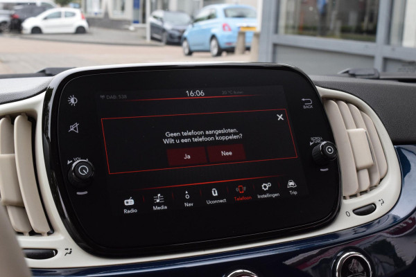 Fiat 500 Hybrid Lounge|Carplay|PDC|Orig.NL|1e eig.