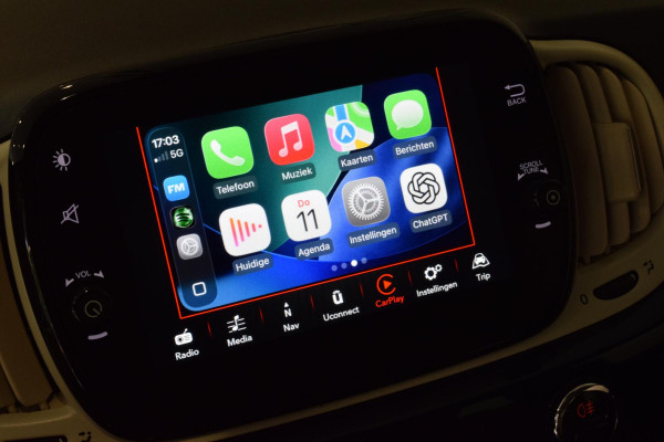 Fiat 500 Hybrid Lounge|Carplay|PDC|Orig.NL|1e eig.
