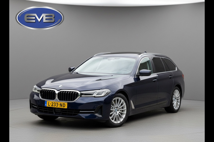 BMW 5 Serie Touring 530e Business Edition Plus, panoramadak, electr trekhaak, laser led , camera, 1 e eigenaar, NL auto met nap