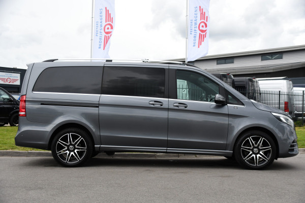 Mercedes-Benz V-Klasse 300d L2 DC AMG Edition Adaptieve Cruise, 360 Camera, Carplay, Stoelverwarming/verkoeling, 240pk, LED, Leder, Automaat, Uniek!
