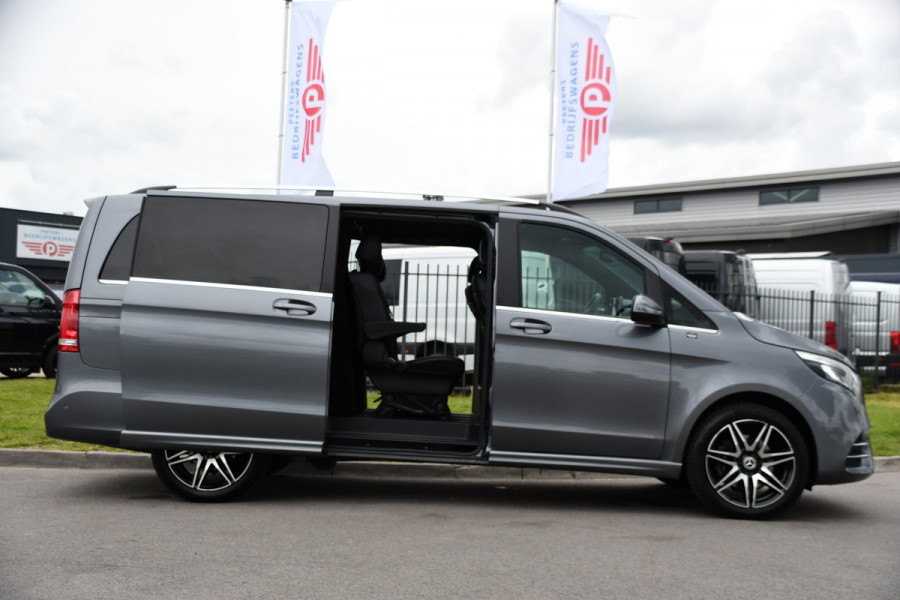 Mercedes-Benz V-Klasse 300d L2 DC AMG Edition Adaptieve Cruise, 360 Camera, Carplay, Stoelverwarming/verkoeling, 240pk, LED, Leder, Automaat, Uniek!