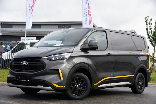 Ford Transit Custom 320 2.0 TDCI L1H1 Trail AWD 4x4 Camera, Cruise, Carplay, B&O, 170pk, LED, Stuurverwarming, Leder, Stoelverwarming, Automaat, Sensoren, Uniek!