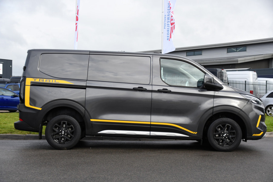 Ford Transit Custom 320 2.0 TDCI L1H1 Trail AWD 4x4 Camera, Cruise, Carplay, B&O, 170pk, LED, Stuurverwarming, Leder, Stoelverwarming, Automaat, Sensoren, Uniek!