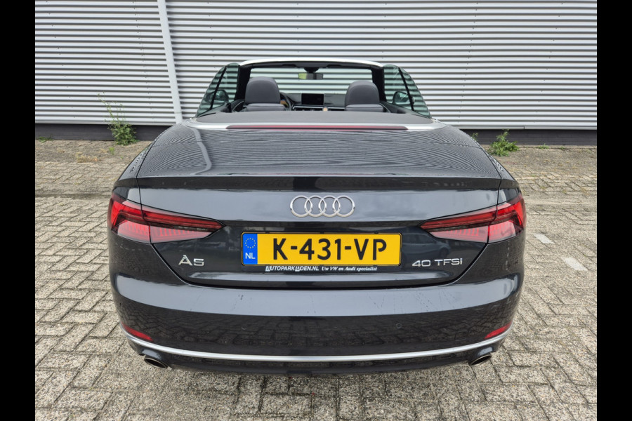 Audi A5 Cabriolet 40 TFSI Design Pro Line Plus,Vitueel/Navigatie,Leder,elec.en verwarmde stoelen,Parksensoren,Cruisecontrol