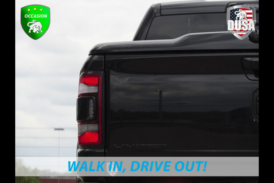 Dodge Ram 1500 | Limited | 5.7 V8 | 4x4 | Crew Cab | Leder | Panorama | Cover | LPG | Multi Tailgate Nieuw binnen!