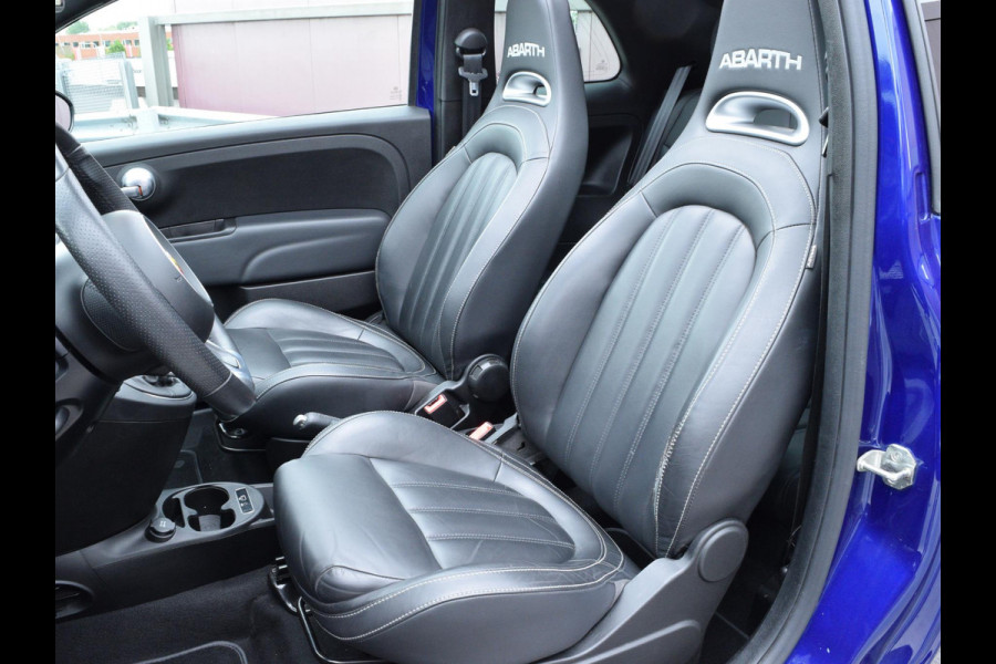 Fiat 500C 1.4 T-Jet Abarth Turismo 595 | ZWART LEDEREN BEKLEDING | NAVI | CLIMATE CONTROL | PARKEERSENSOREN | 165 PK | NL AUTO |