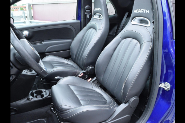 Fiat 500C 1.4 T-Jet Abarth Turismo 595 | ZWART LEDEREN BEKLEDING | NAVI | CLIMATE CONTROL | PARKEERSENSOREN | 165 PK | NL AUTO |
