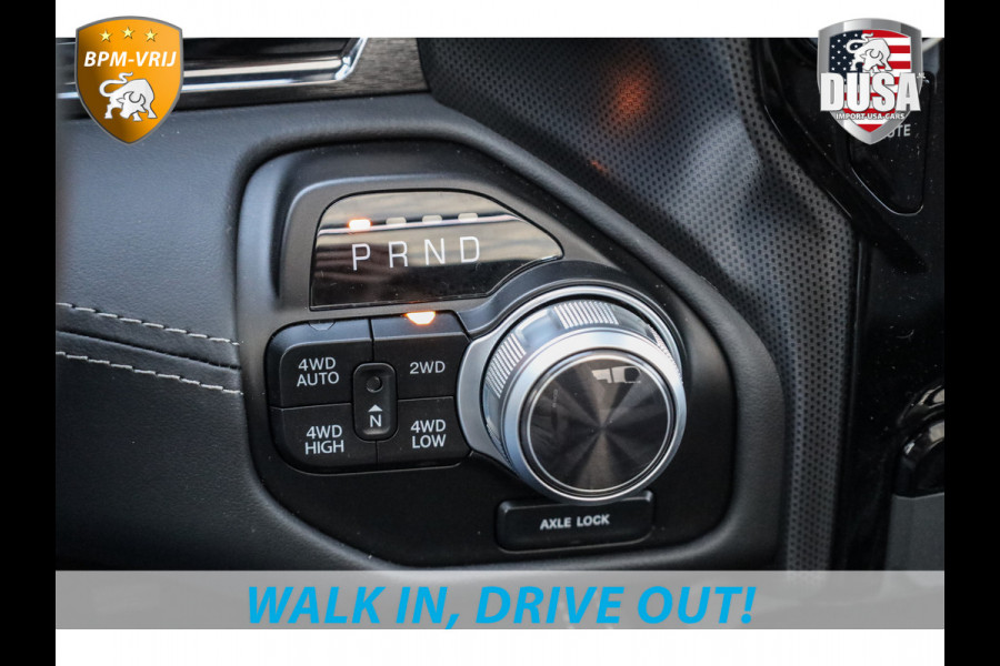 Dodge Ram 1500 | Limited | 5.7 V8 | HEMI | Night Edition | Panorama dak  | Luchtvering | BPM-VRIJ | Bright white Getoonde accessoires zijn verkrijgbaar tegen meerprijs