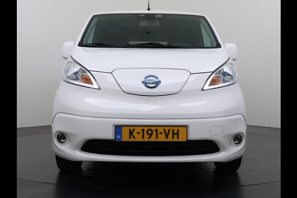 Nissan e-NV200 Evalia 7-Persoons SOH 93% 40kWh Camera Navi Stoel+Stuurverwarming Cruise Control Ecc Connect Edition Schuifdeuren Privacy Glas Lmv Regen+Lichtsensor Isofix Keyless 1e Eigenaar Origineel Nederlandse Bus