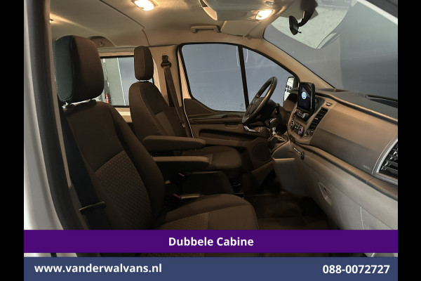 Ford Transit Custom 2.0 TDCI 131pk L2H1 Dubbele Cabine Euro6 Airco | 5-Zits | Apple Carplay | LED | Cruisecontrol | Stoelverwarming Android Auto, Parkeersensoren, Achterklep, 2800kg trekvermogen