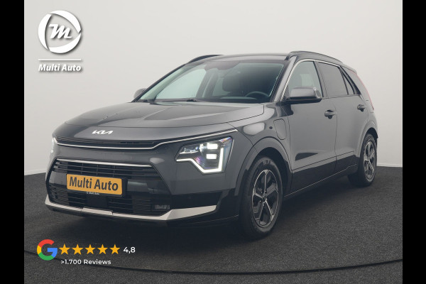 Kia Niro 1.6 GDi DynamicLine PHEV 182pk Dealer O.H. | Trekhaak Afn. | Adaptive Cruise | Camera | Sportstoelen & Stuur Verwarmd | Sfeerverlichting | Keyless | Apple Carplay | Navigatie | DAB | Plug In Hybrid |