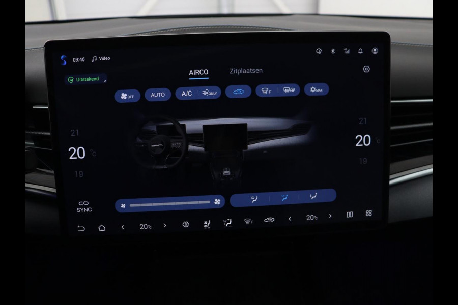 BYD Seal Design RWD 82.5 kW | SOH 95,9% | Panoramadak | Stoelventilatie | 360 Camera | Leder | Dynaudio | Adaptive cruise | Sfeerverlichting | Elektrische stoelen | Carplay | Full LED | Origineel NL