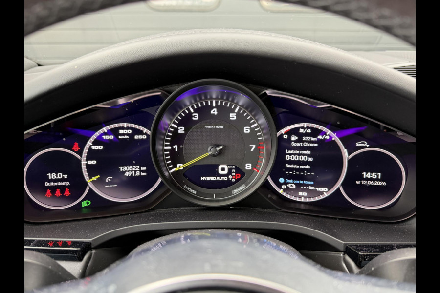 Porsche Cayenne 3.0 E-Hybrid Sport Chrono | 360* Camera | Luchtvering | Bose | Stoelventilatie/Verwarming | Elektrische Achterklep |