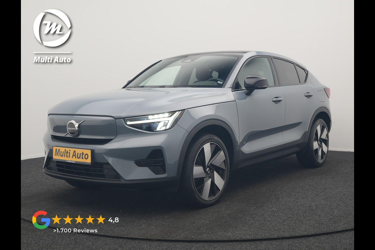 Volvo C40 Plus Recharge Pure Electric 69 kWh 231pk Dealer O.H. | Trekhaak Af Fabriek | Panodak | Adaptive Cruise | Camera | Alcantara Sportstoelen & Stuur Verwarmd | Keyless | Blis | Google Assistent | Apple Carplay | DAB |