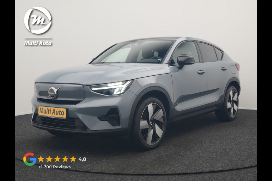 Volvo C40 Plus Recharge Pure Electric 69 kWh 231pk Dealer O.H. | Trekhaak Af Fabriek | Panodak | Adaptive Cruise | Camera | Alcantara Sportstoelen & Stuur Verwarmd | Keyless | Blis | Google Assistent | Apple Carplay | DAB |