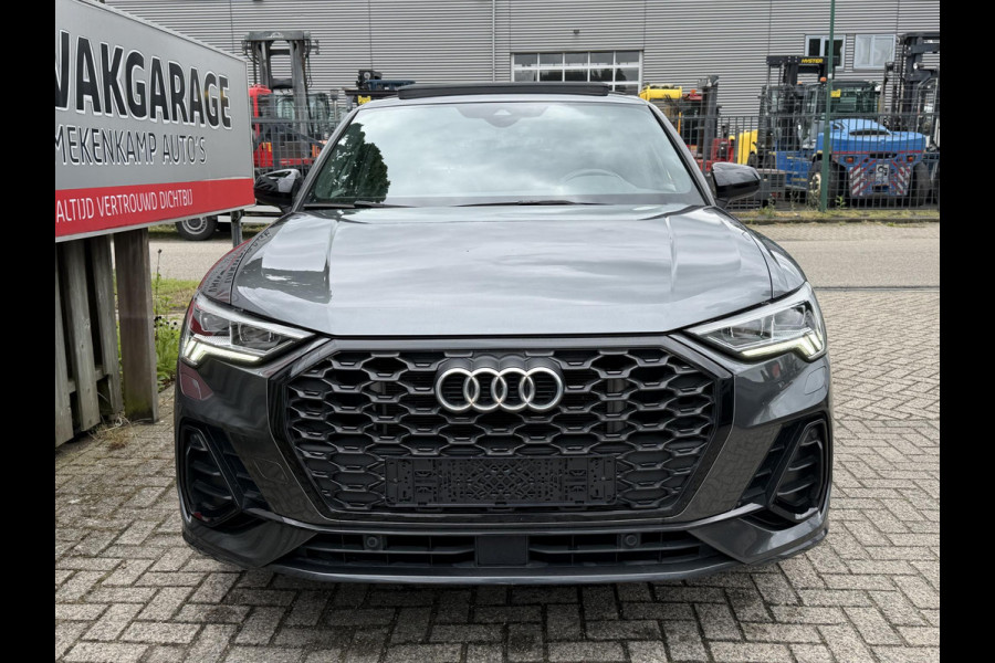 Audi Q3 Sportback 45 TFSI e S Edition 20"/B&O/Panoramadak/Leder/Matrix LED/Dodehoek/Adaptieve cruise/Sfeerverlichting/Camera/Elektrische klep