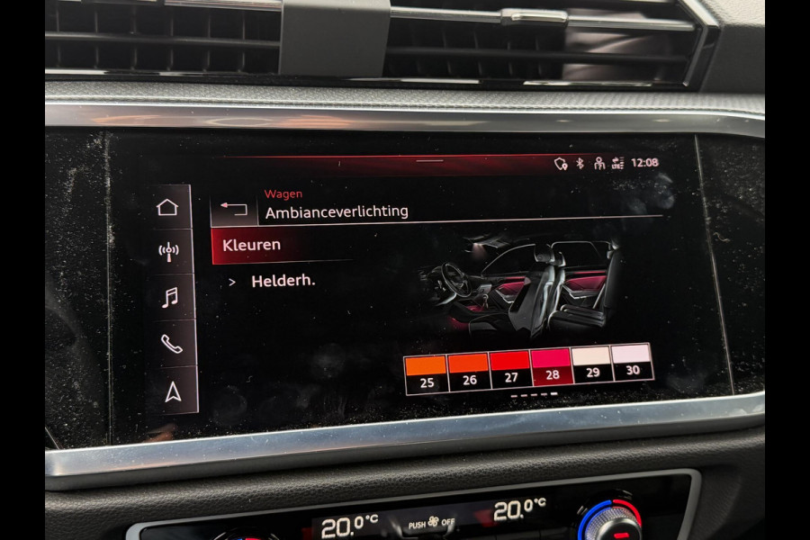 Audi Q3 Sportback 45 TFSI e S Edition 20"/B&O/Panoramadak/Leder/Matrix LED/Dodehoek/Adaptieve cruise/Sfeerverlichting/Camera/Elektrische klep