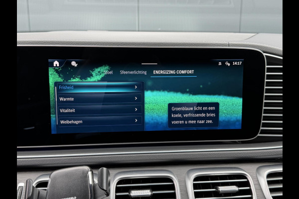 Mercedes-Benz GLE 400 e 4MATIC AMG Line Premium + 22"/Airmatic/Panoramadak/Burmester/Trekhaak/Leder + memory/Stuur + stoelverwarming v+a/Stoelkoeling/Head-up/Keyless/360 camera