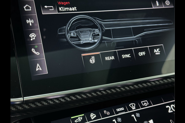 Audi Q7 60e 489pk S Competition RS-Seats | Carbon in/exterieur | B&O | Panorama | 360 Camera | Soft-Close | Head-Up | 88350,= ex btw  | ACC | Matrix-LED | Keyless-Entry |  Lane & Side assist | Stuurwielverwarming | Alarm | 22" Audi Sport | Leder op Dashboard | Rijklaarprijs en fabrieksgarantie.