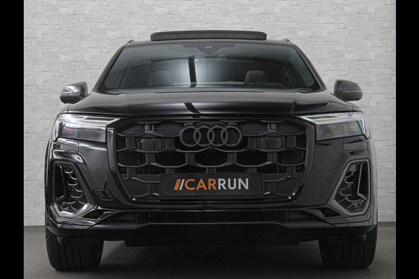 Audi Q7 60e 489pk S Competition RS-Seats | Carbon in/exterieur | B&O | Panorama | 360 Camera | Soft-Close | Head-Up | 88350,= ex btw  | ACC | Matrix-LED | Keyless-Entry |  Lane & Side assist | Stuurwielverwarming | Alarm | 22" Audi Sport | Leder op Dashboard | Rijklaarprijs en fabrieksgarantie.