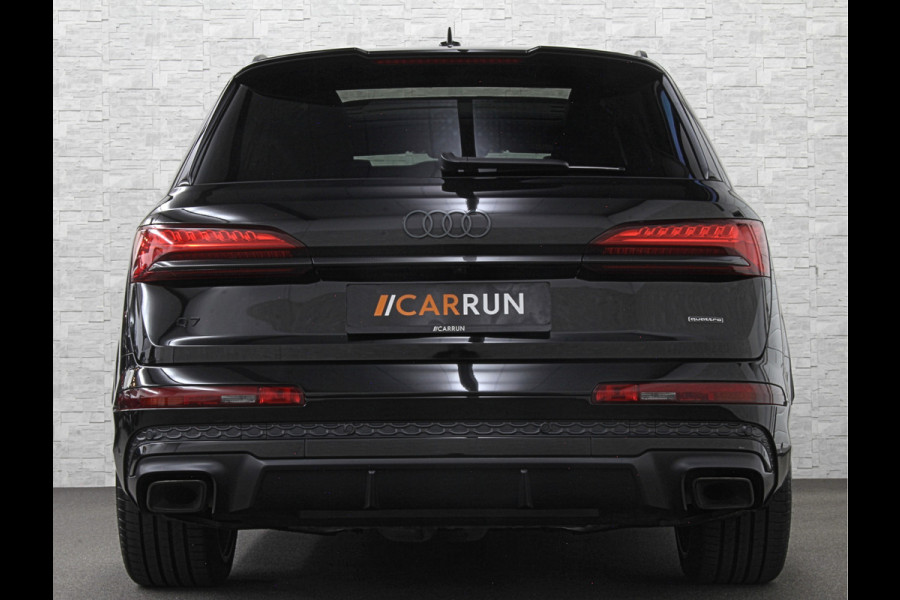 Audi Q7 60e 489pk S Competition RS-Seats | Carbon in/exterieur | B&O | Panorama | 360 Camera | Soft-Close | Head-Up | 88350,= ex btw  | ACC | Matrix-LED | Keyless-Entry |  Lane & Side assist | Stuurwielverwarming | Alarm | 22" Audi Sport | Leder op Dashboard | Rijklaarprijs en fabrieksgarantie.
