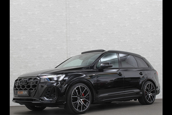 Audi Q7 60e 489pk S Competition RS-Seats | Carbon in/exterieur | B&O | Panorama | 360 Camera | Soft-Close | Head-Up | 88350,= ex btw  | ACC | Matrix-LED | Keyless-Entry |  Lane & Side assist | Stuurwielverwarming | Alarm | 22" Audi Sport | Leder op Dashboard | Rijklaarprijs en fabrieksgarantie.