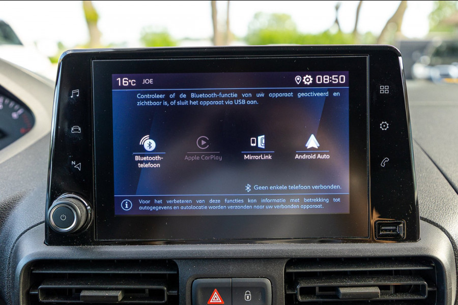 Peugeot Partner 1.5 BlueHDI Premium Kasteninrichting I Airco I Cruise I Apple I Android I Parkeersensoren