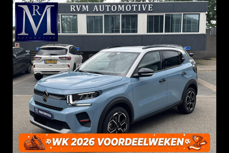 Citroën ë-C3 Max 113pk 44 kWh VAN: 24.900,- VOOR: 21.877,- UW WKVOORDEEL: 3.023,- | 4.500 KM!! UNIEKE KM STAND  | 3-FASE LADER | NAVIGATIE | CAMERA | FABRIEKSGARANTIE TOT 02-2027 | BTW VERREKENBAAR |