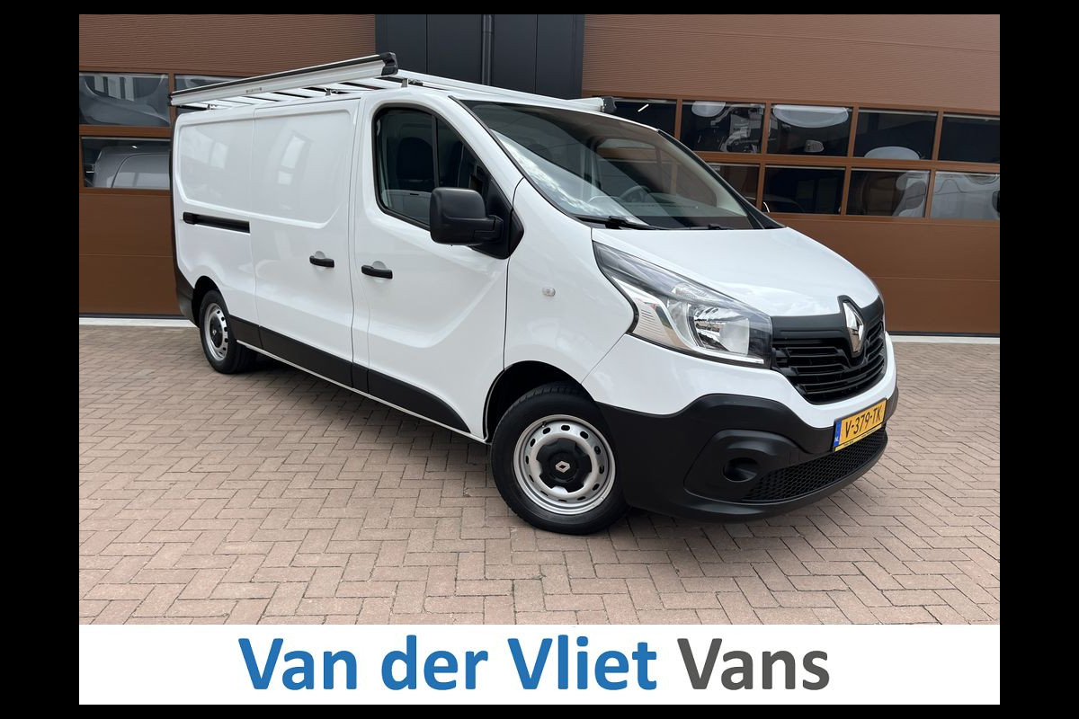 Renault Trafic 1.6 dCi 122pk E6 L2 Comfort 3p Lease €185 p/m, Trekhaak, Imperiaal, Airco, Navi, PDC, Cruise controle.