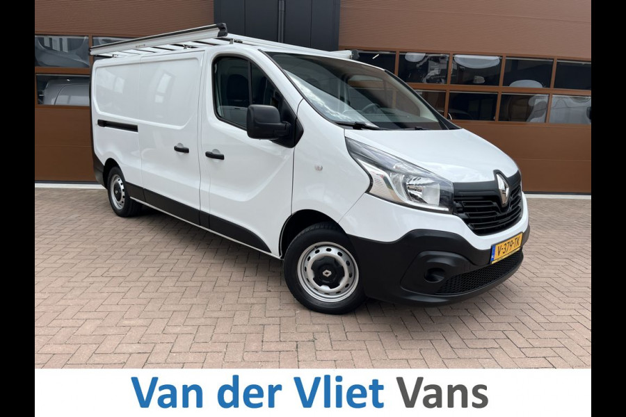 Renault Trafic 1.6 dCi 122pk E6 L2 Comfort 3p Lease €185 p/m, Trekhaak, Imperiaal, Airco, Navi, PDC, Cruise controle.