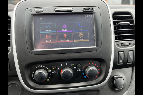 Renault Trafic 1.6 dCi 122pk E6 L2 Comfort 3p Lease €185 p/m, Trekhaak, Imperiaal, Airco, Navi, PDC, Cruise controle.