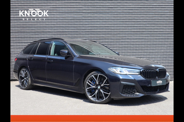 BMW 5 Serie Touring 530d High Executive M Sport Pakket Automaat / Live Cockpit Professional / Head-Up Display / Panoramadak / Laser / Adaptieve Cruise Control / Stoelverwarming / HiFi / 20 Inch / Sportstoelen voor / DAB