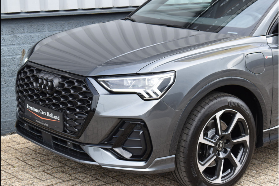 Audi Q3 Sportback 45 TFSI e S-Line Black Ed Navi Leder Camera Trekhaak 19 Inch