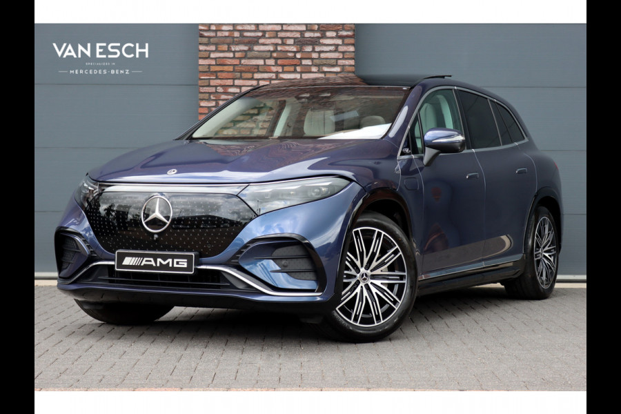 Mercedes-Benz EQS SUV 450+ AMG Line 118 kWh | Luchtvering | Hyperscreen | Achterasbesturing | Massage | Stoelventilatie | Distronic+ | Burmester | Augmented Reality HUD | Digital Light | Surround Camera |
